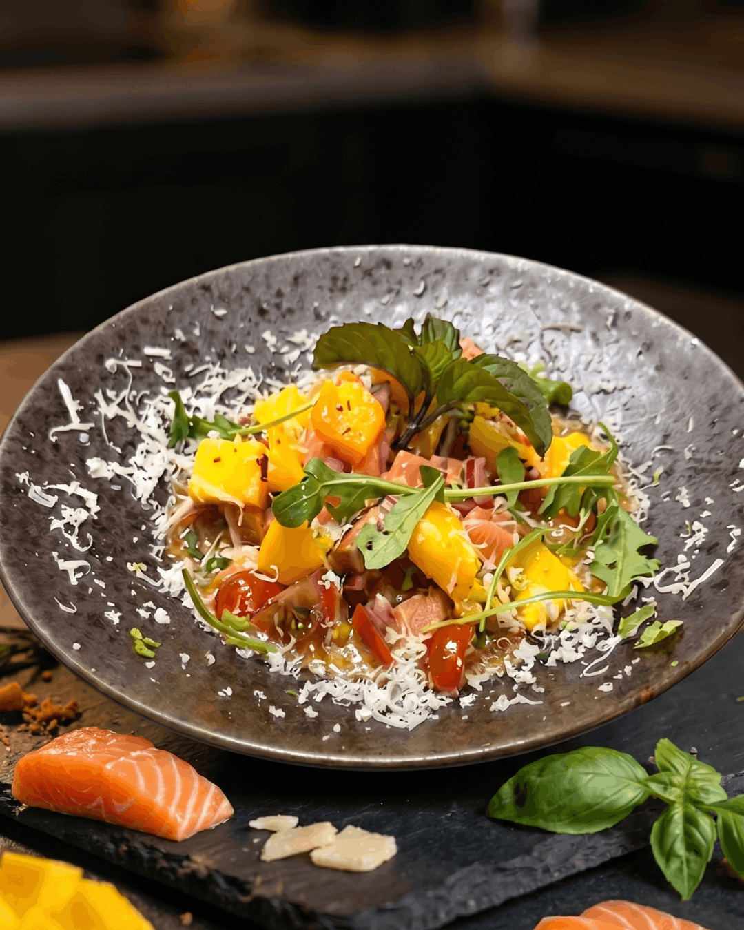 Ceviche de salmão